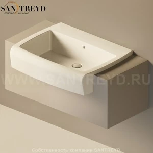 Flaminia UNA Консоль для раковины от 200 до 240 см серая UNA75C2.1019