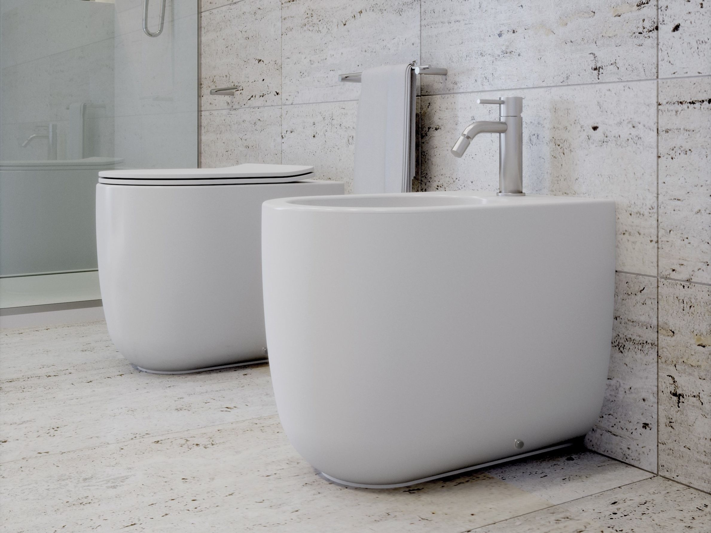 Туалет в оконном шкафу без бриды на полу Olympia Ceramica Milady ARCH-00059898 - Вид №5