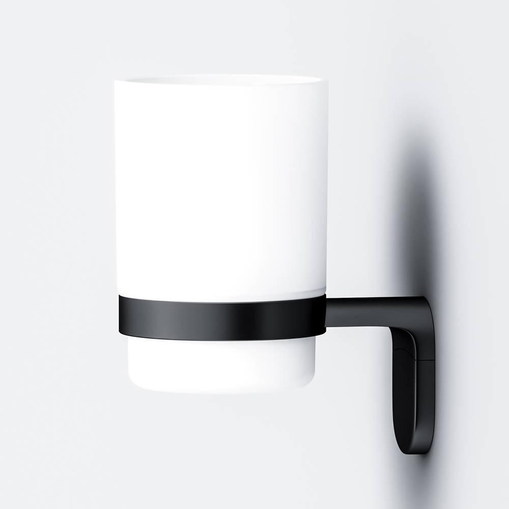 A8434322 Стеклянный стакан с настенным держателем AM.PM X-Joy  - Вид №3