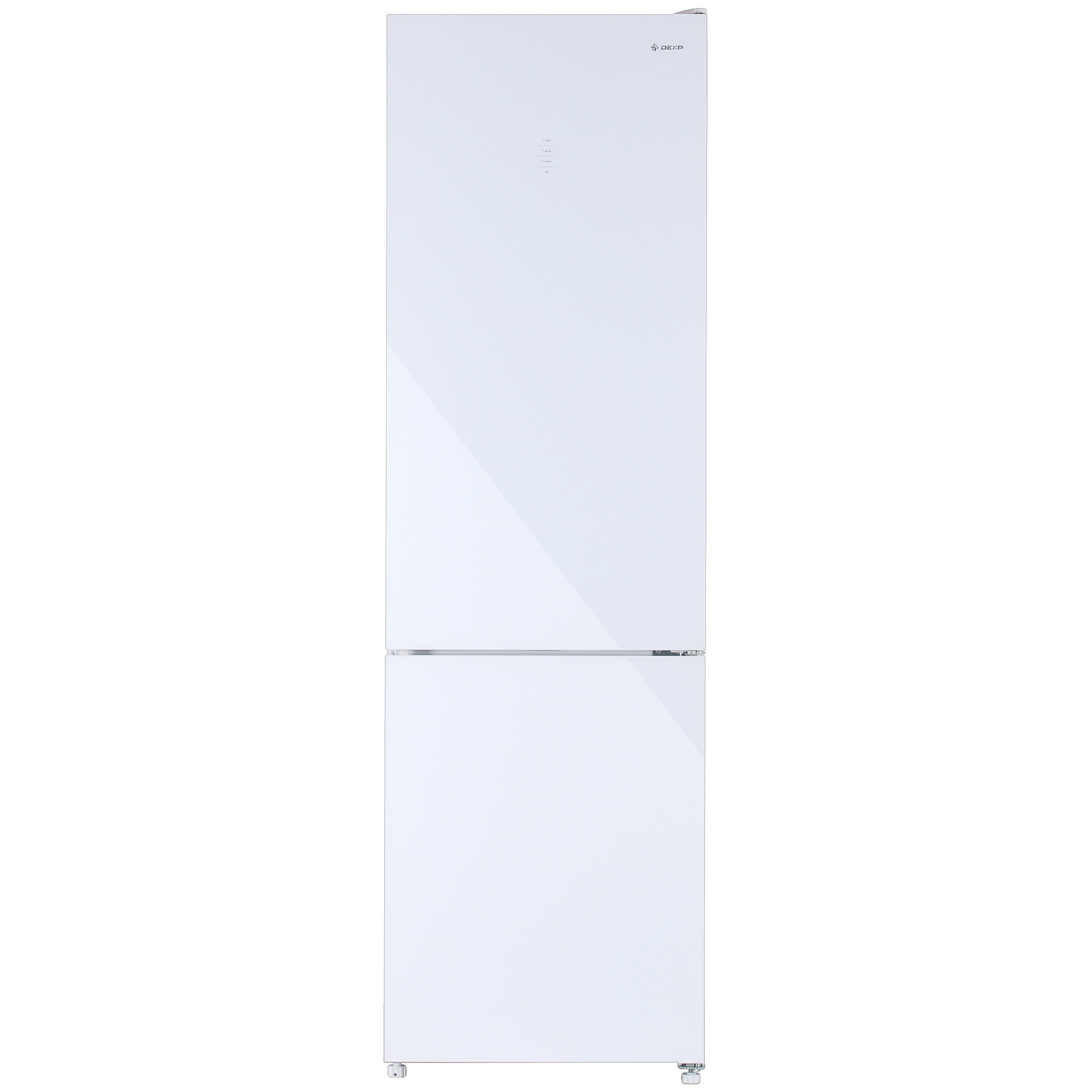 5032036 Холодильник с морозильником   DEXP RF-CN350DMG/SI белый STDN-0025120 - Вид №2