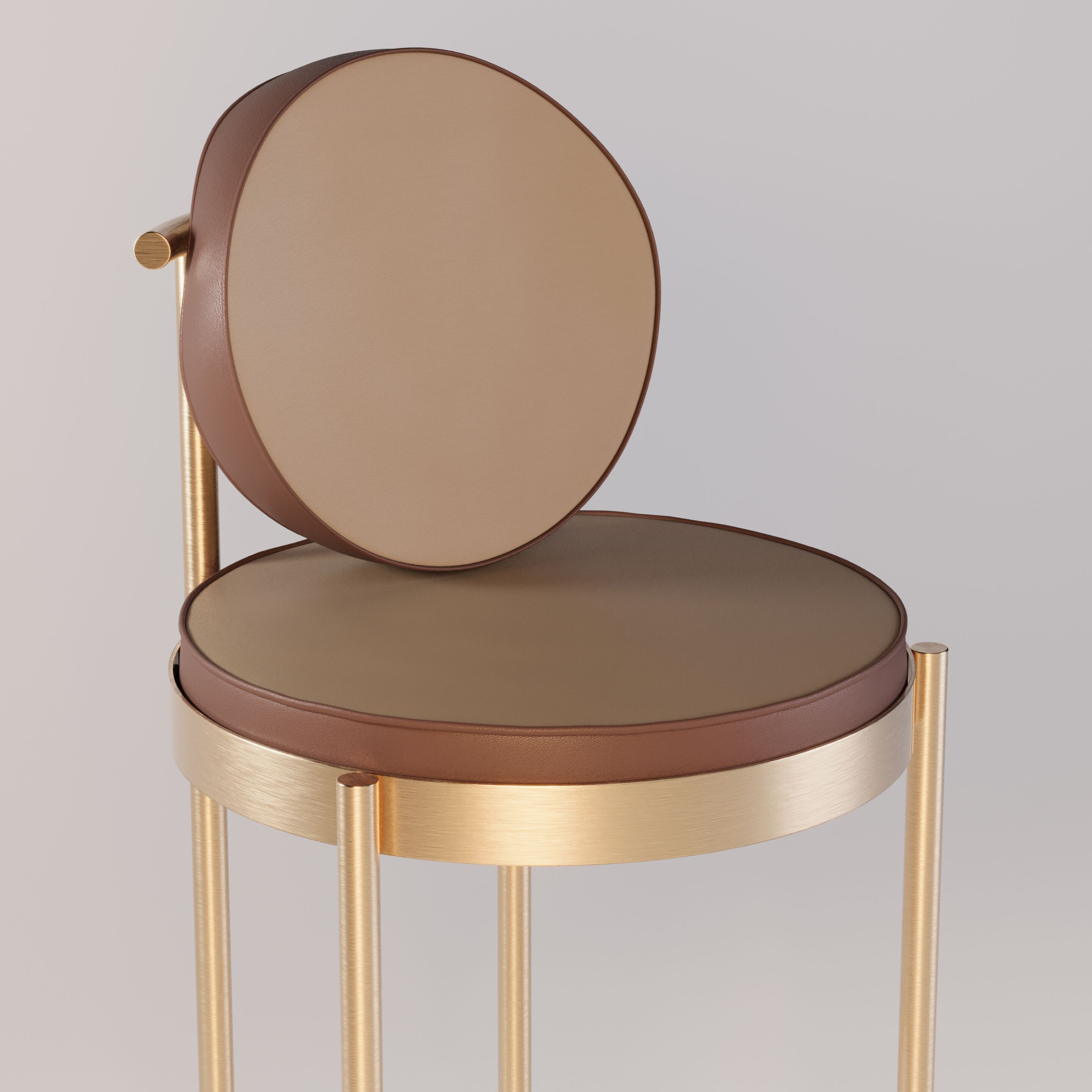 Высокий тканевый садовый стул со спинкой Myface Trace ARCH-00138011 - Вид №3