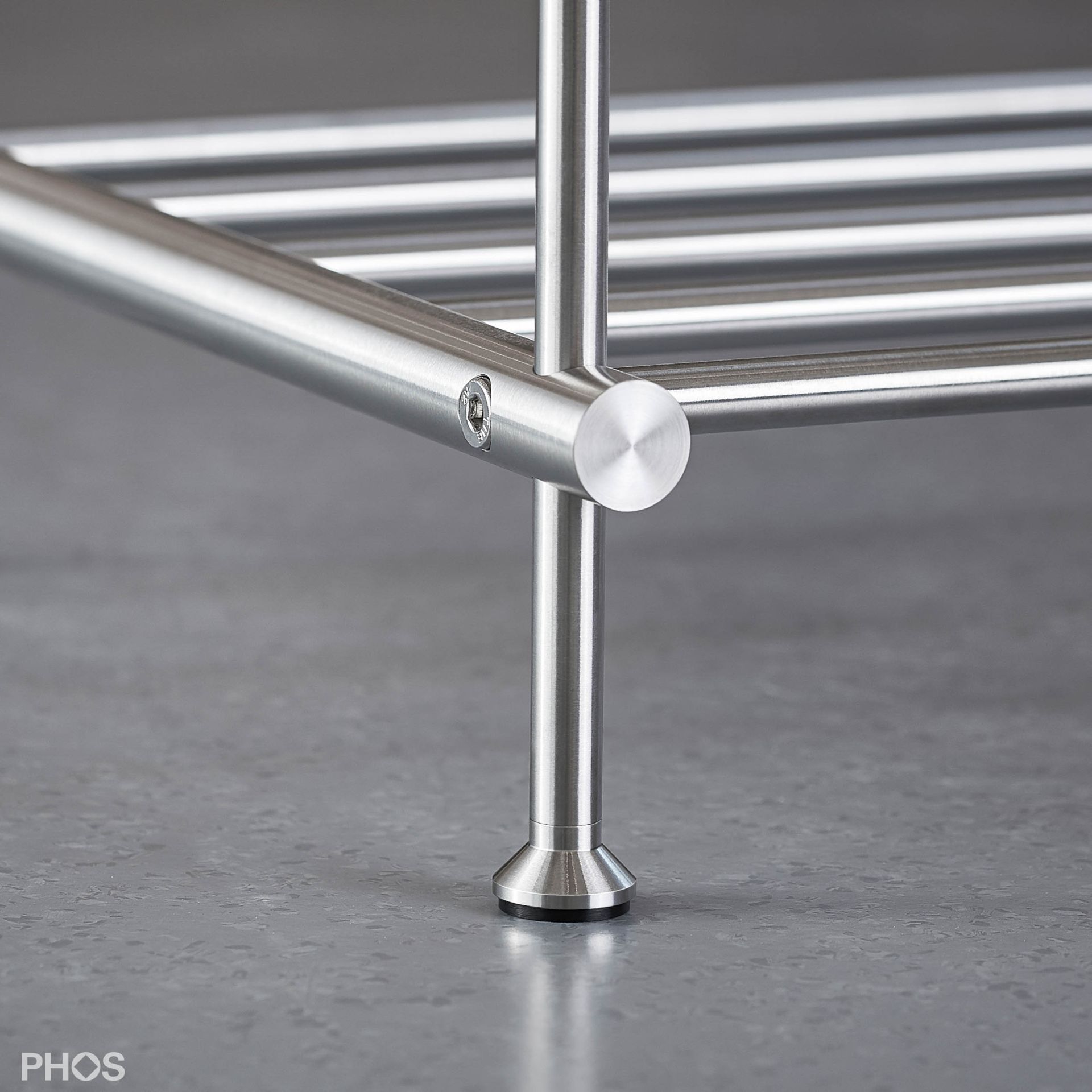 SB600-2-Eiche Скамья для обуви из дуба, 1 поле, 2 уровня, ширина 65 см PHOS  - Вид №5