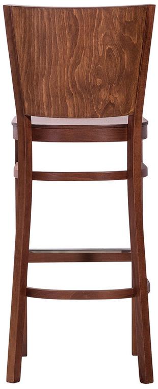 278 Стул Бергамо Орех барный R-HOME 400211СП_тем.орех - Вид №3