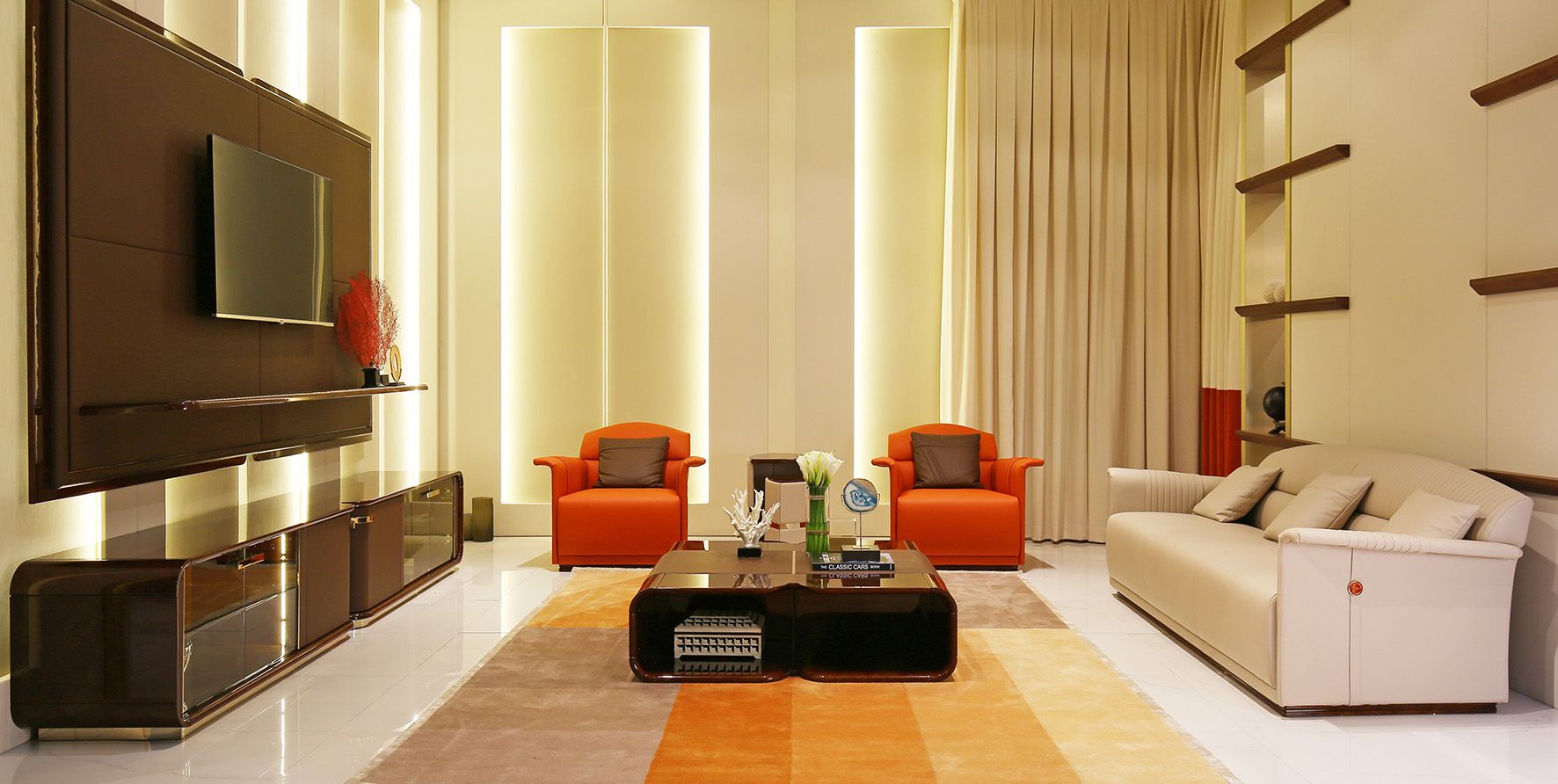 3-местный кожаный диван Turri ARCH-00121817 - Вид №1