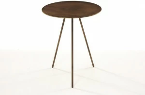 more Круглый латунный журнальный столик для гостиной