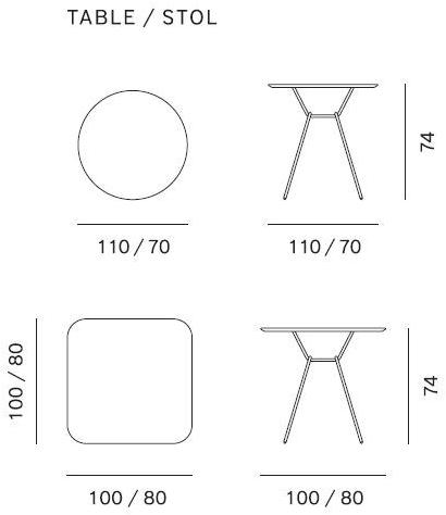 prostoria Прямоугольный обеденный стол Strain sun-id-1400090 - Вид №2