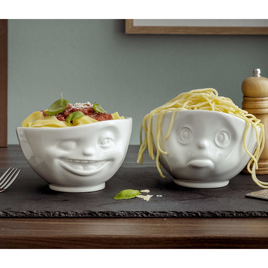 T01.08.01 Чаша tassen winking 500 мл белая Tassen by FIFTYEIGHT PRODUCTS  - Вид №3