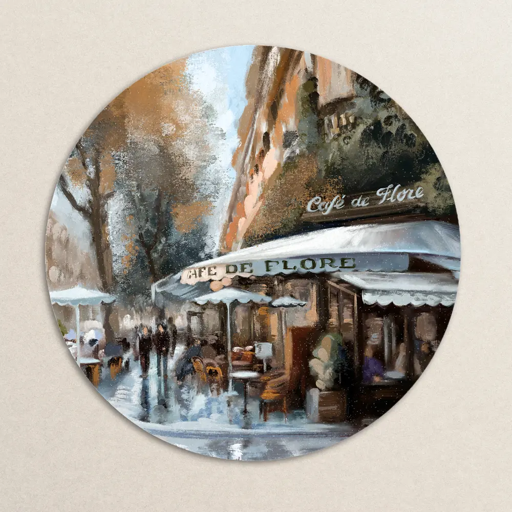 Картина на стекле Postermarket Улицы Парижа 40x40 см STLM-2166328