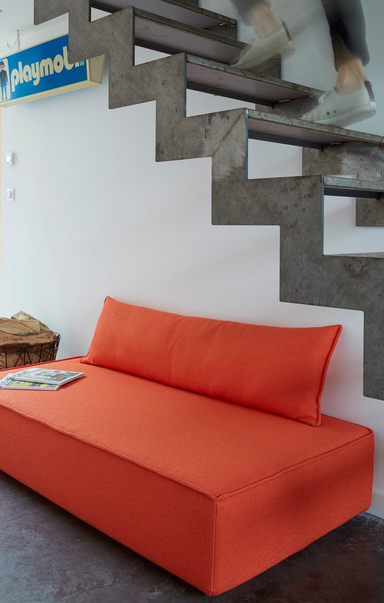 Модульный прямоугольный пуф из ткани Cubit by Mymito ARCH-00027759 - Вид №35