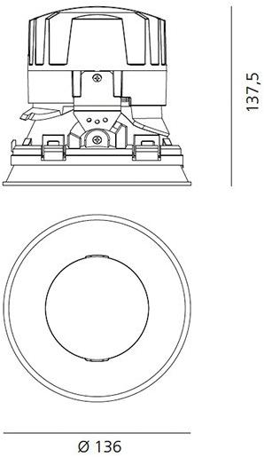 Artemide Круглый светодиодный точечный светильник из алюминия sun-id-1469968 - Вид №10