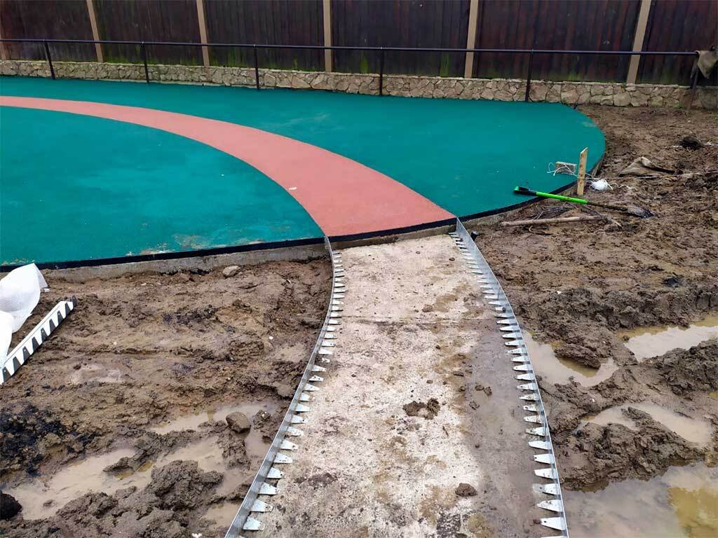 Металлический бордюр 1200*150*70*1,5 компл. ГеоПластБорд GPBST-03 - Вид №4