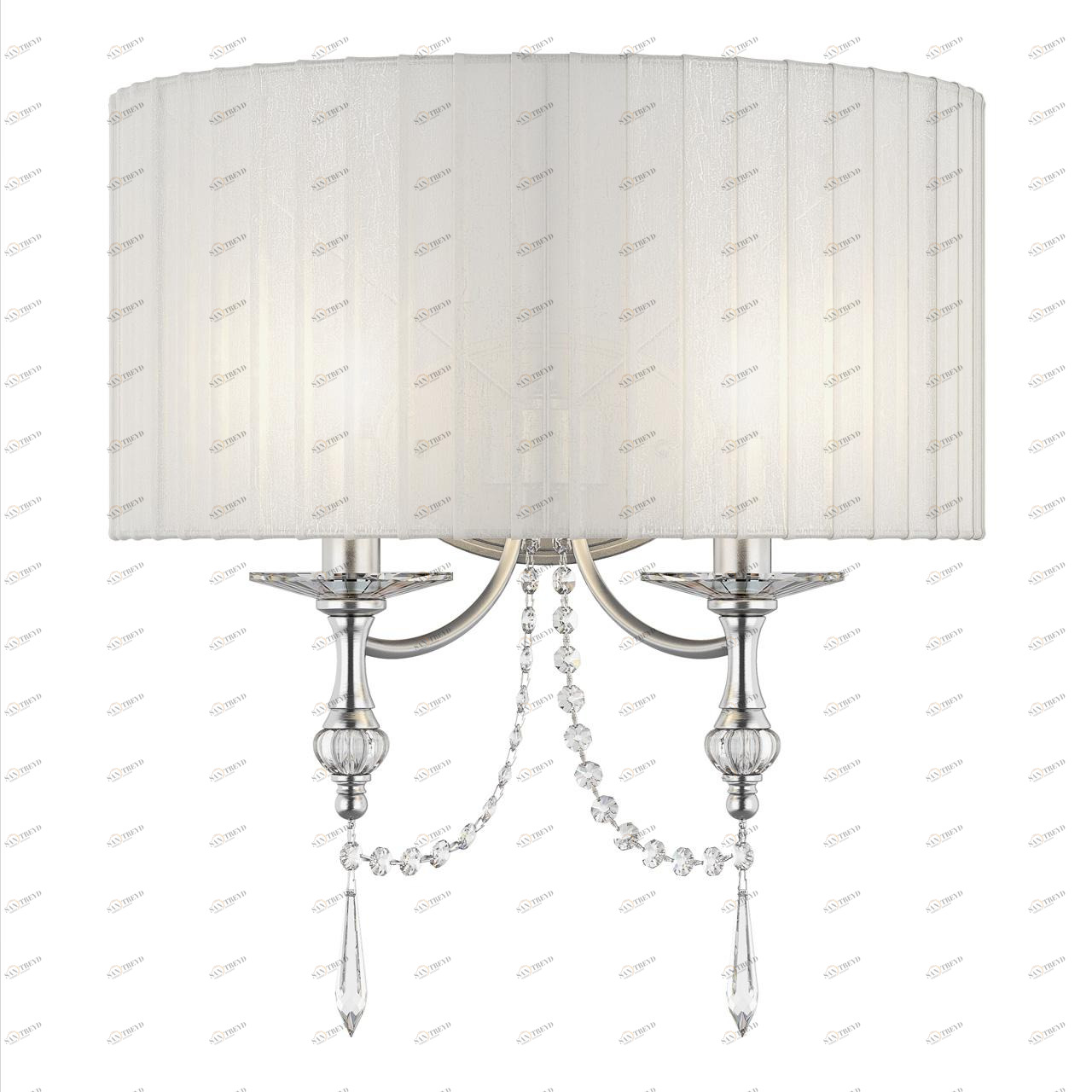 Настенный светильник Lightstar Paralume LIGHTSTAR  084126 Белый;серебро 