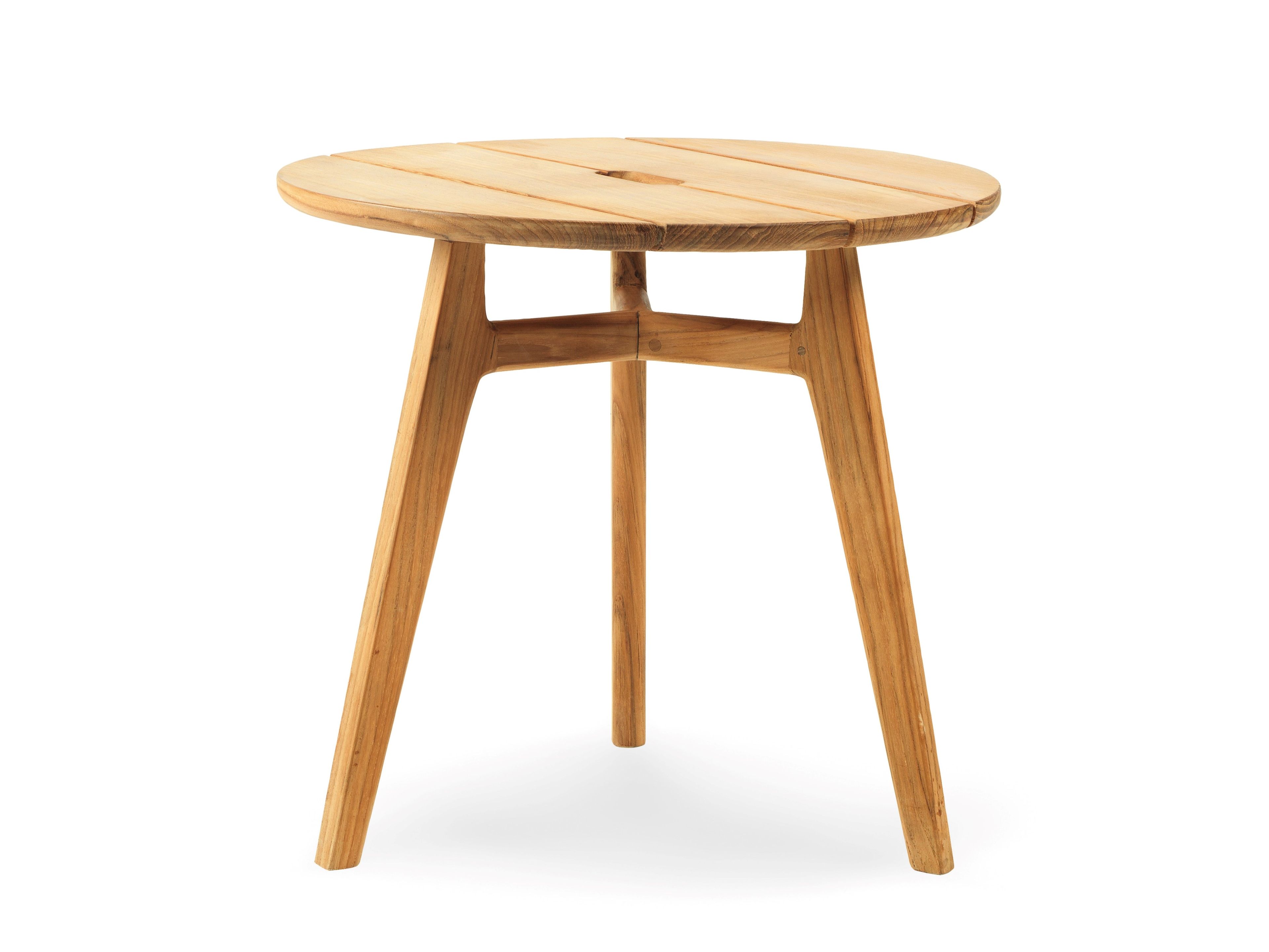 Круглый стол из тикового дерева Ethimo Knit ARCH-00022966 - Вид №1