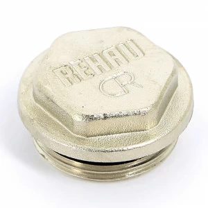 Заглушка Rehau Н 1" для коллекторов RAUTITAN G1, латунь никелир.
