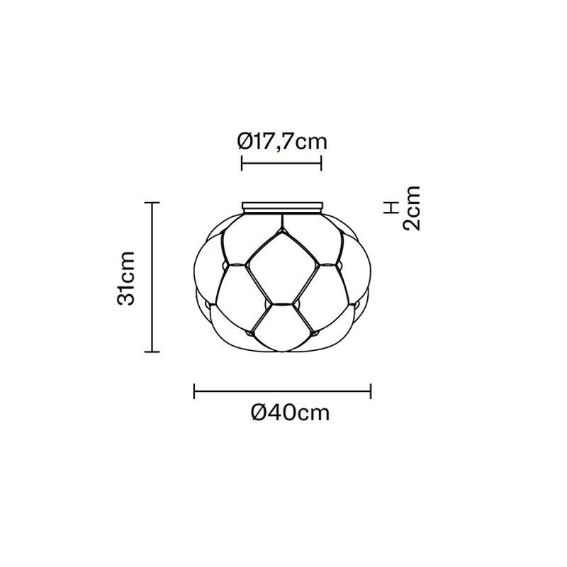 Потолочный светильник F21E0271 от Fabbian FABBIAN ДИЗАЙНЕРСКИЕ 244038 Белый  - Вид №4