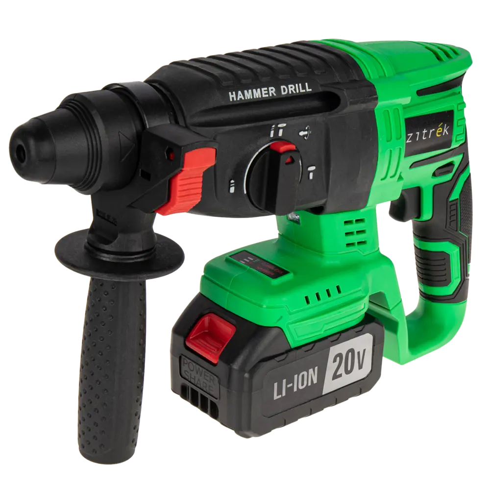 Аккумуляторный перфоратор Zitrek ZKCH20FU-Li с двумя батареями и кейсом 89372992 STLM-0847825