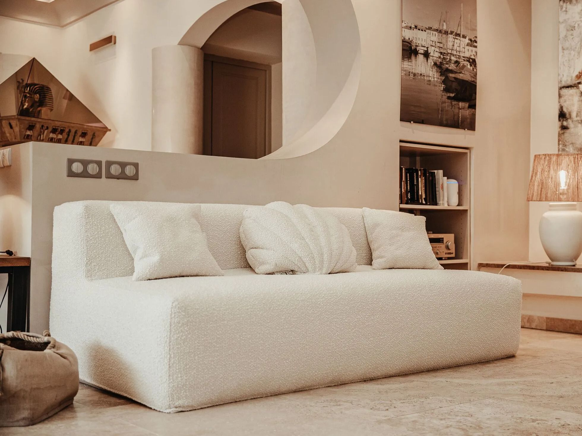 3-местный шерстяной съемный диван MX HOME CI-B3P ARCH-00109267 - Вид №1