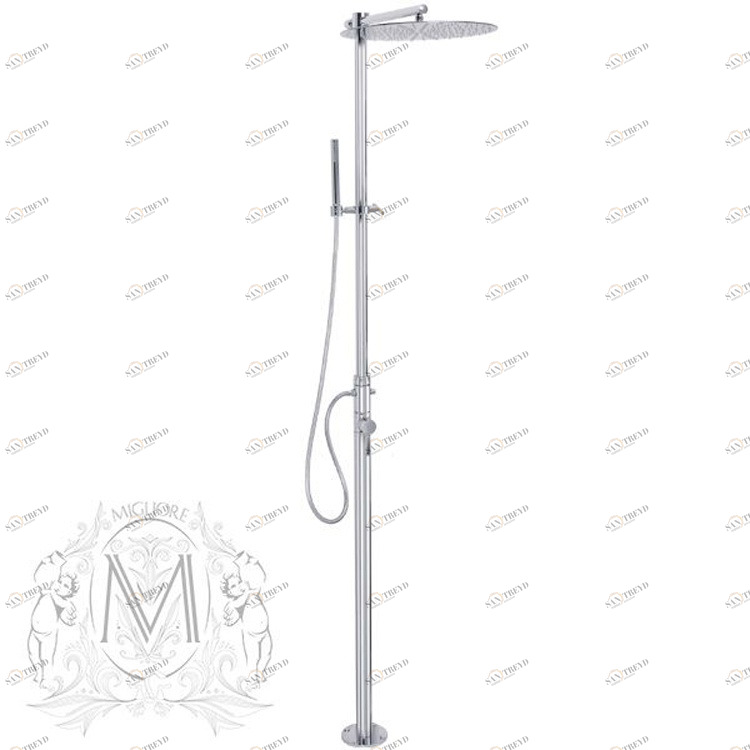 Душевой гарнитур MIGLIORE Kobuk ML.KOB-2270 с верхним душем, напольный ML.KOB-2270.CR