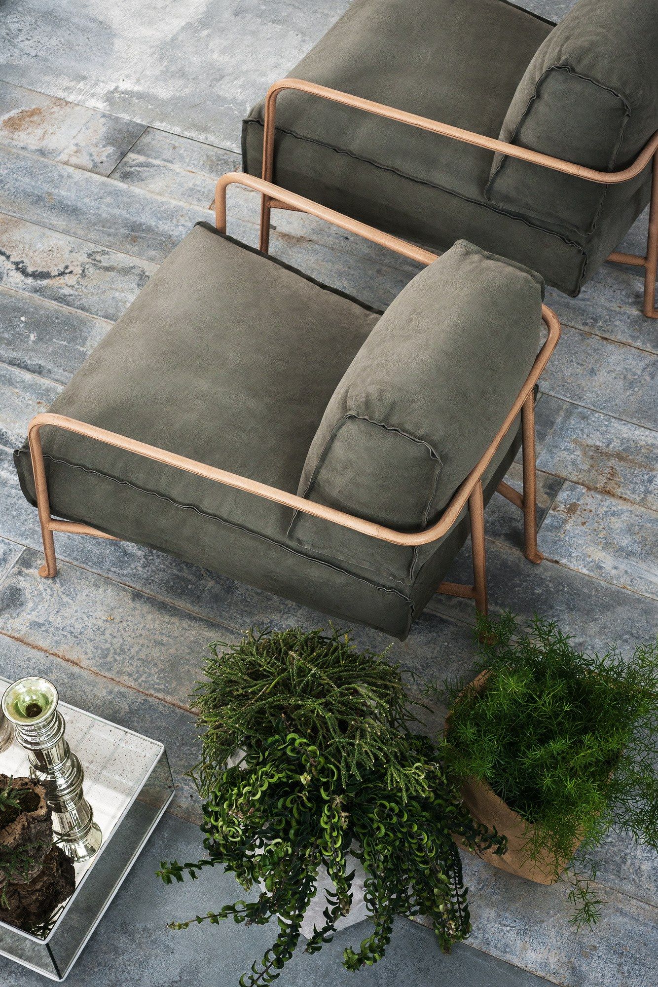 Кожаное кресло с подлокотниками Baxter Брюссель ARCH-00135046 - Вид №4