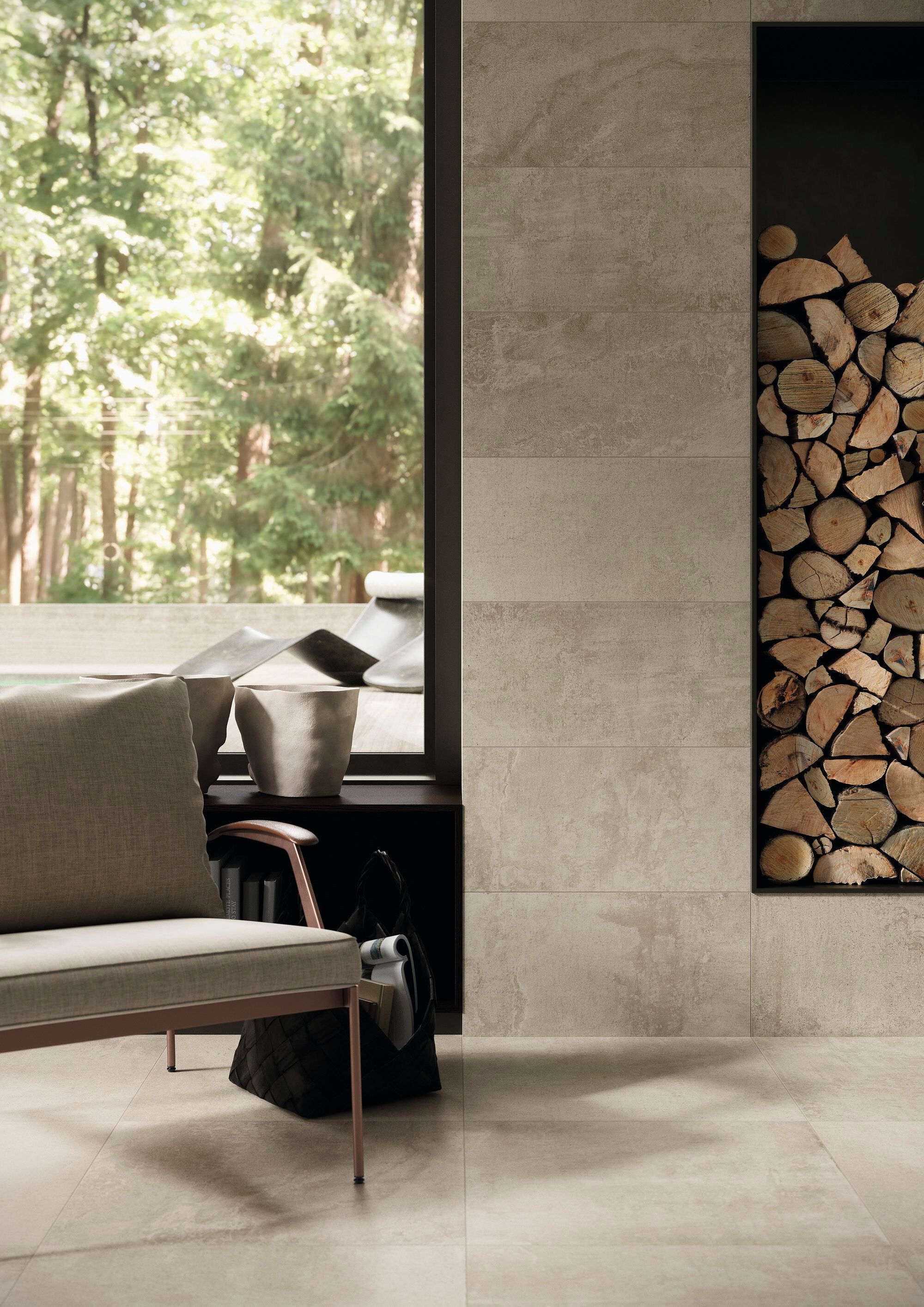 Противоскользящее напольное покрытие из керамогранита с эффектом цемента Fiandre Core Shade ARCH-00037235 - Вид №2