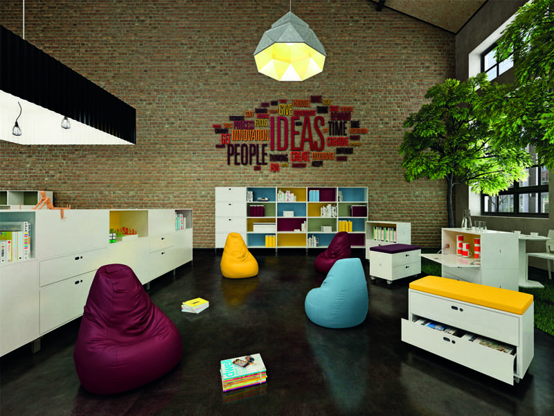 Dieffebi Металлический модульный шкаф для хранения вещей с замком Dotbox sun-id-1382832 - Вид №6