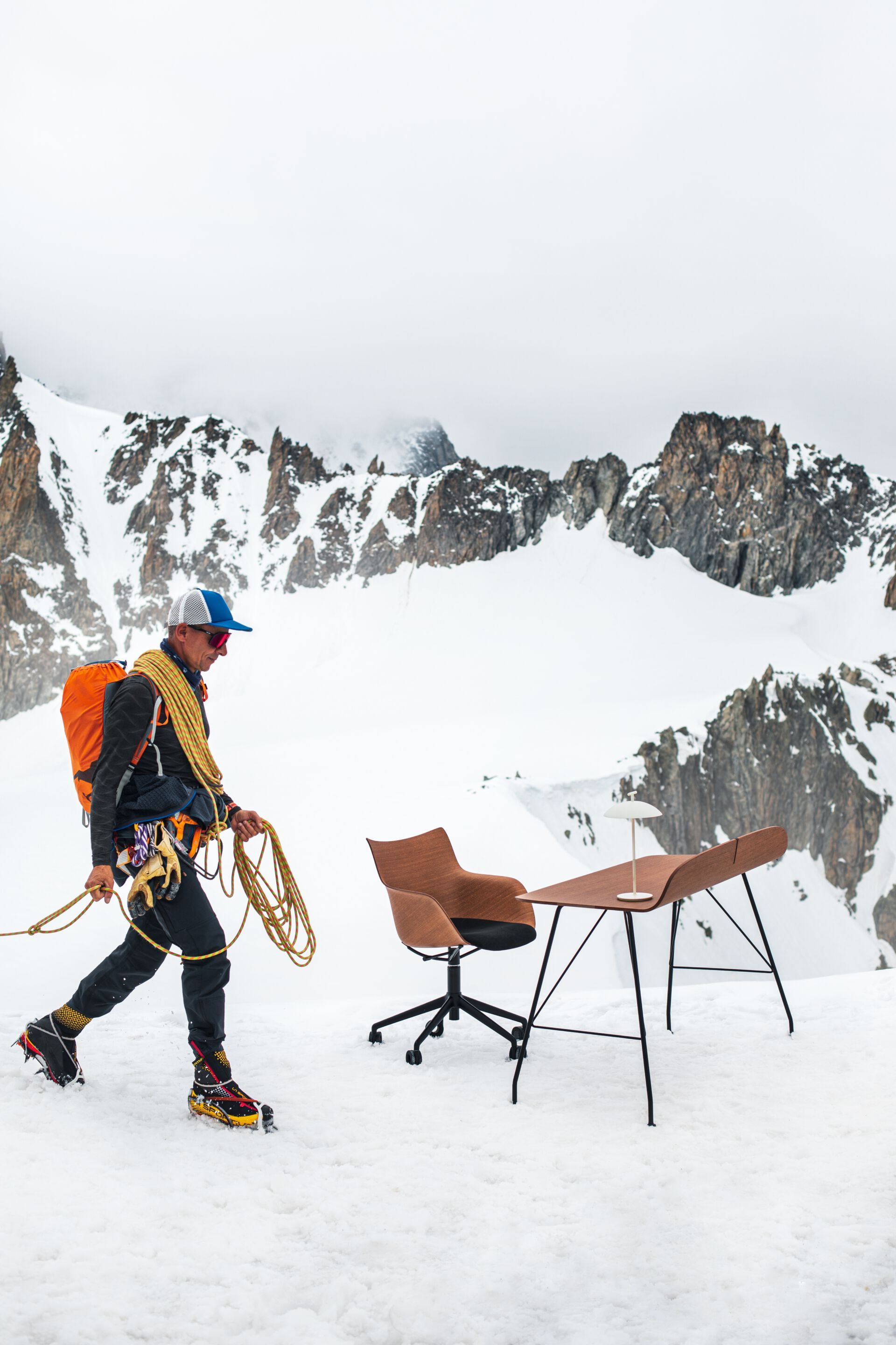 Стул с регулируемой высотой из шпона с колесами Kartell Smart Wood ARCH-00040971 - Вид №2