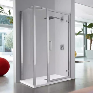 Душевой уголок 100x70 KUADRA G+1F+F Novellini KUADRA