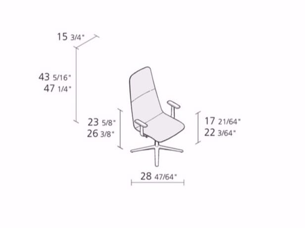 Поворотный стул с регулируемой высотой Alias ARCH-00116087 - Вид №4