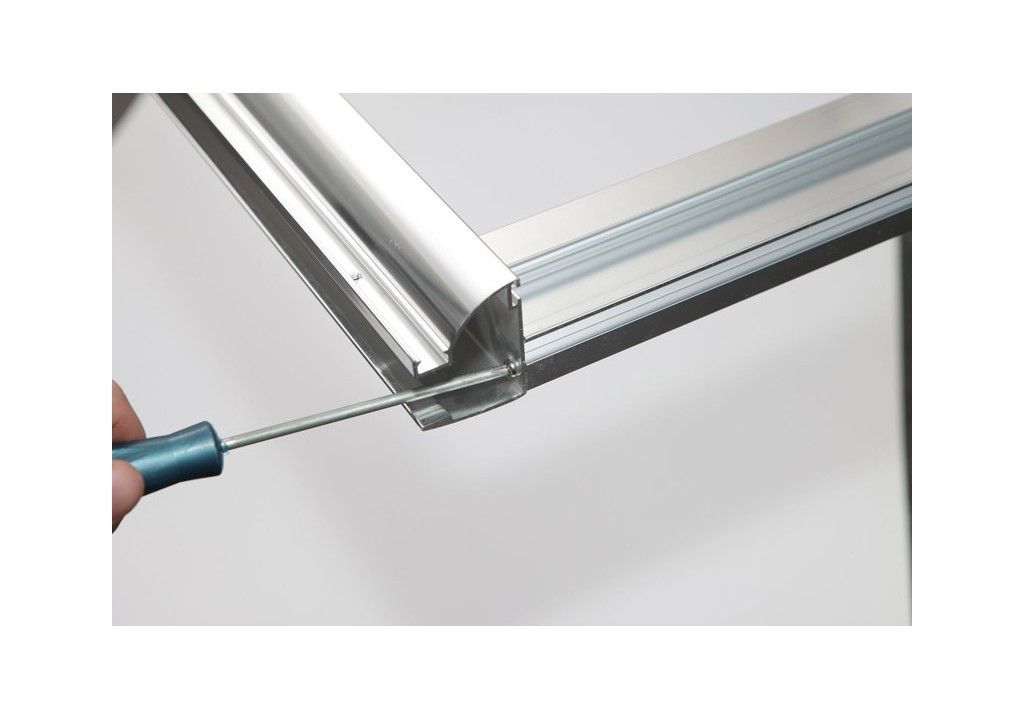 Душевая дверь Aquanet Alfa NAA6121 140, прозрачное стекло 00168421 - Вид №2