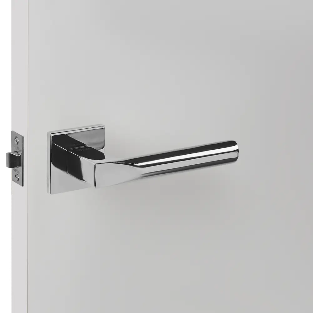 Дверные ручки Punto Cosmo без запирания комплект цвет хром STLM-2011203 - Вид №5