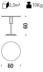 Moroso Круглый журнальный столик из мдф Deco futura sun-id-1376253 - Вид №1