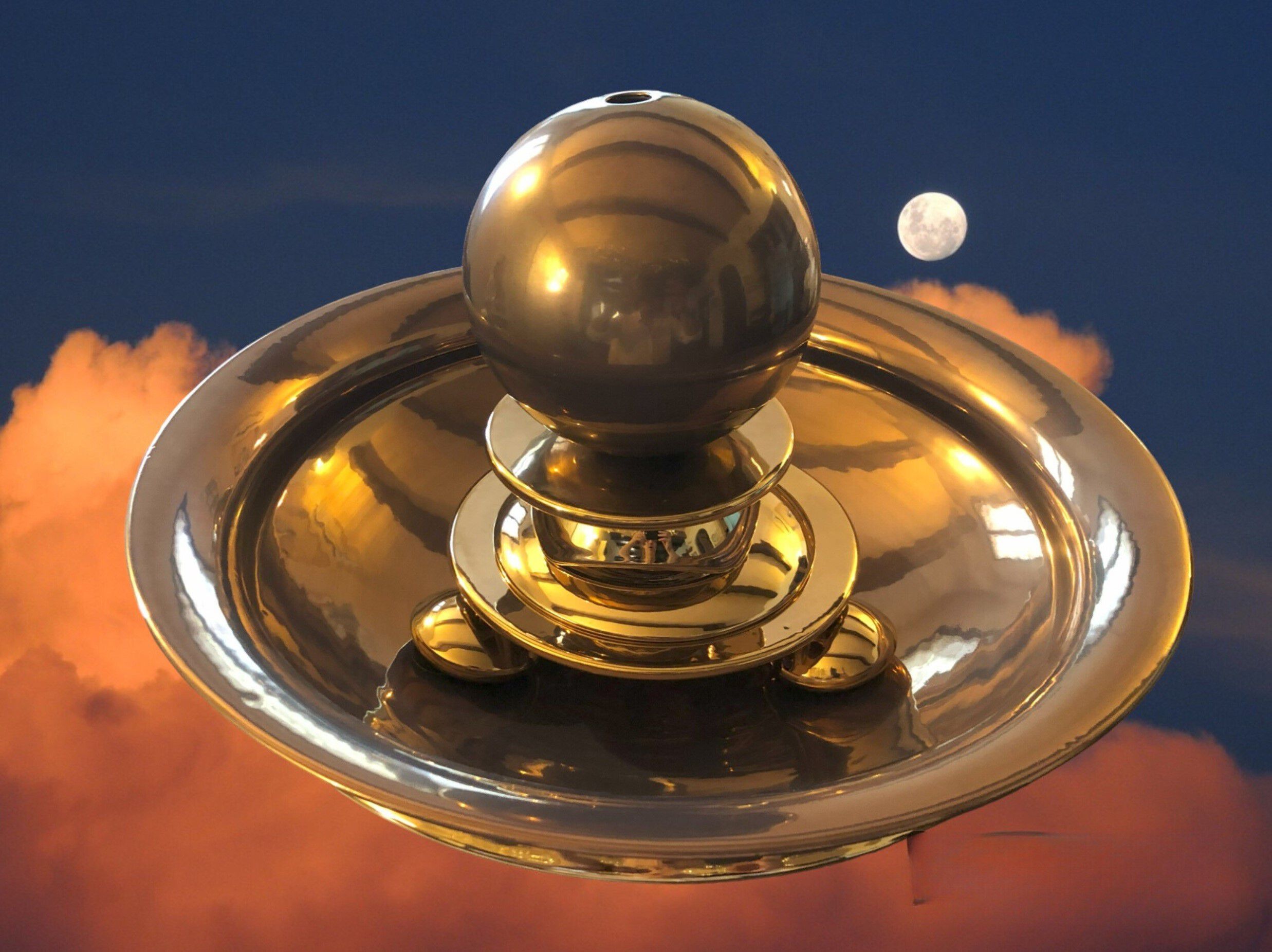 Керамический крытый фонтан с кистью декор Muse dell’Abitare вода ARCH-00043226 - Вид №2