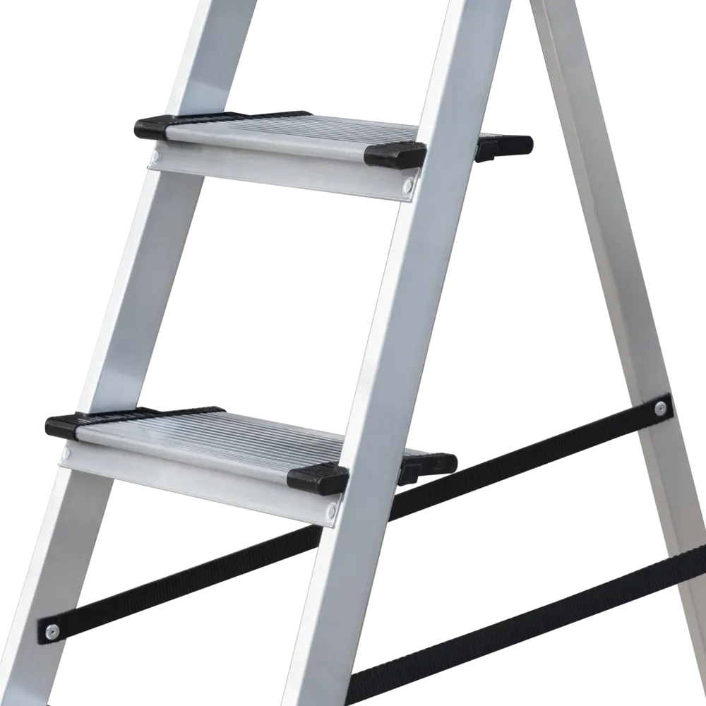 Алюминиевая стремянка Standers 5-ступенчатая с усиленной конструкцией 88936747 STLM-0846386 - Вид №7
