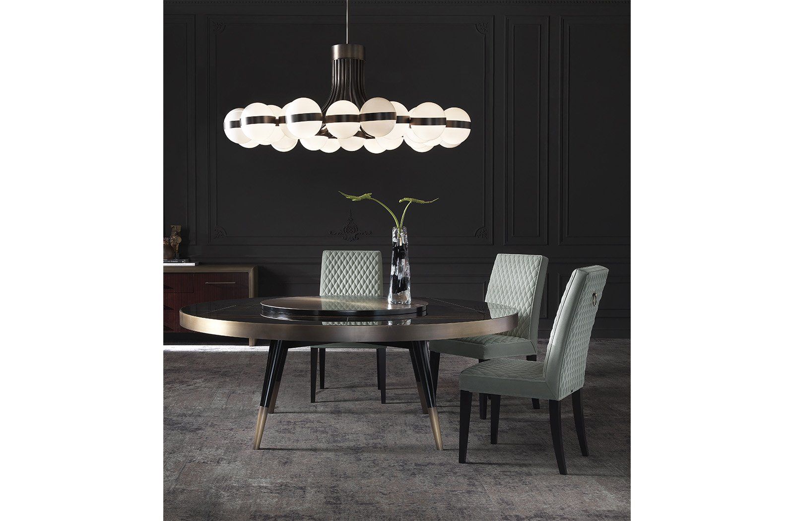 Круглый мраморный стол Sahara Noir Gianfranco Ferré Home Mayfair ARCH-00060221 - Вид №2