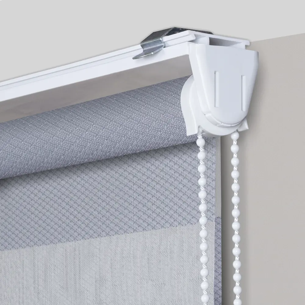 Рулонная штора день-ночь MIAMOZA Сиберия 120x175 см серая 89411420 STLM-1577102 - Вид №1