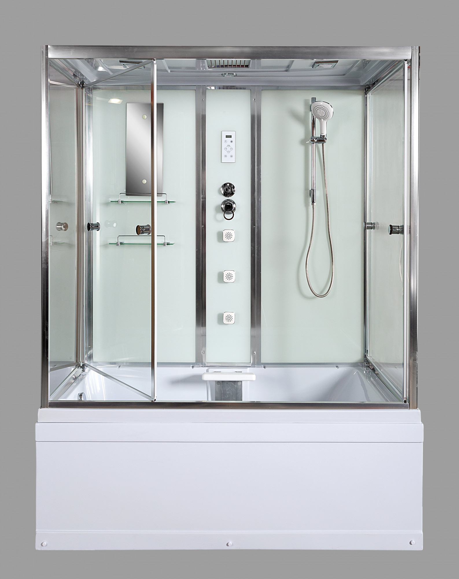 ЕМ4511 R N с гидромассажем (гм.) Душевая кабина DETO Серия EM V170