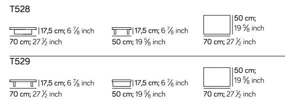 Прямоугольный мраморный журнальный столик Amura ARCH-00048541 - Вид №3