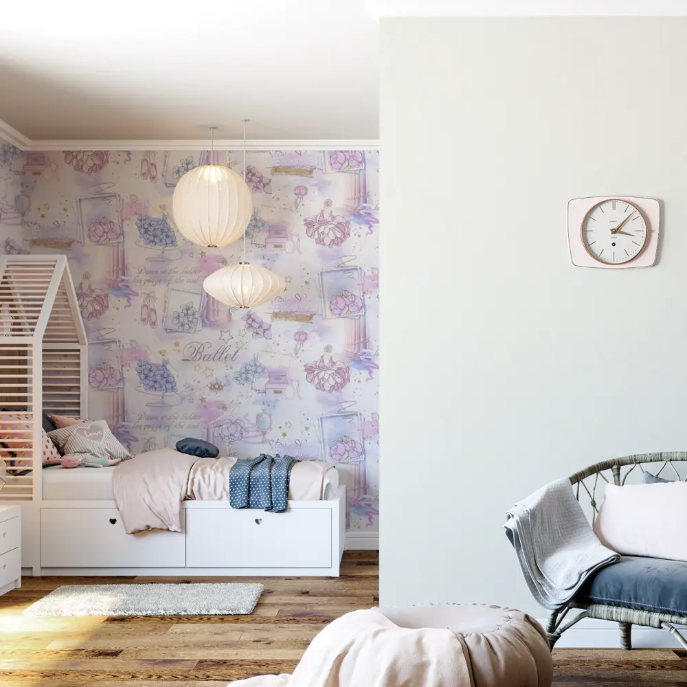 Обои флизелиновые Palitra Home Ballet бежевые 1.06 м 715-21 STLM-2177343 - Вид №3