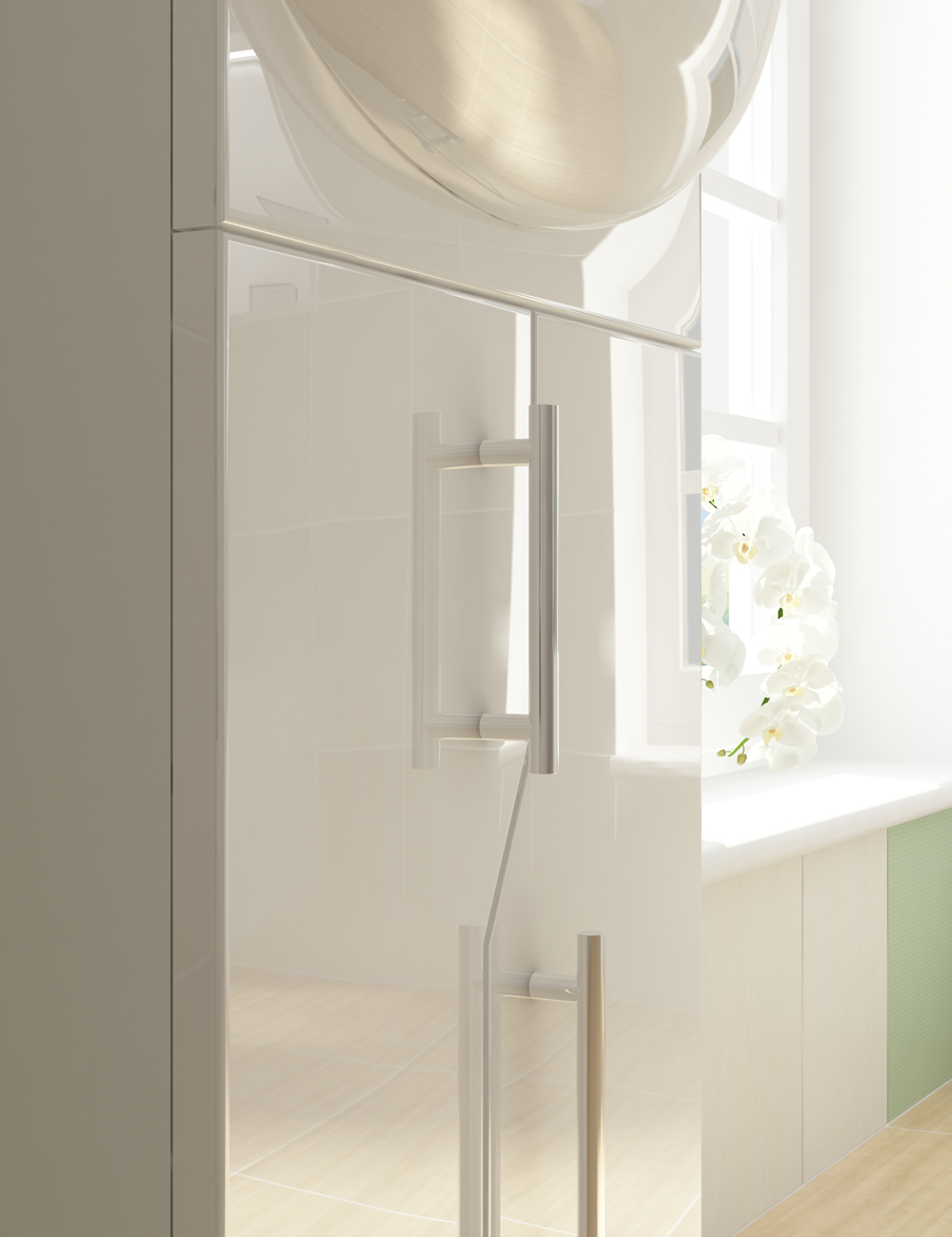 Тумба с раковиной Grand 450 (Уют)белый Santreyd sun-id-665172 - Вид №2