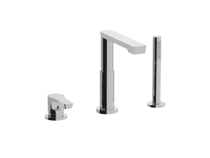 Смеситель для ванны с 3 отверстиями и ручным душем Rubinetteria Giulini Ego ARCH-00061620