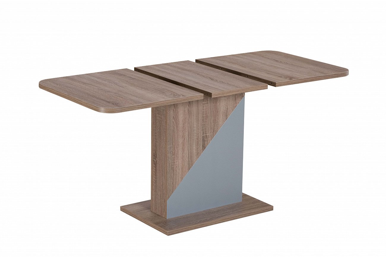 Стол обеденный раздвижной коричневый с синей вставкой 110-145 см Accent STOOL GROUP  00-3958853 Коричневый;синий  - Вид №3