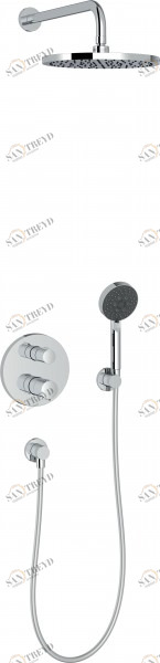 E30758-CP Смеситель скрытого монтажа с термостатом для душа Jacobdelafon MODULO Santreyd