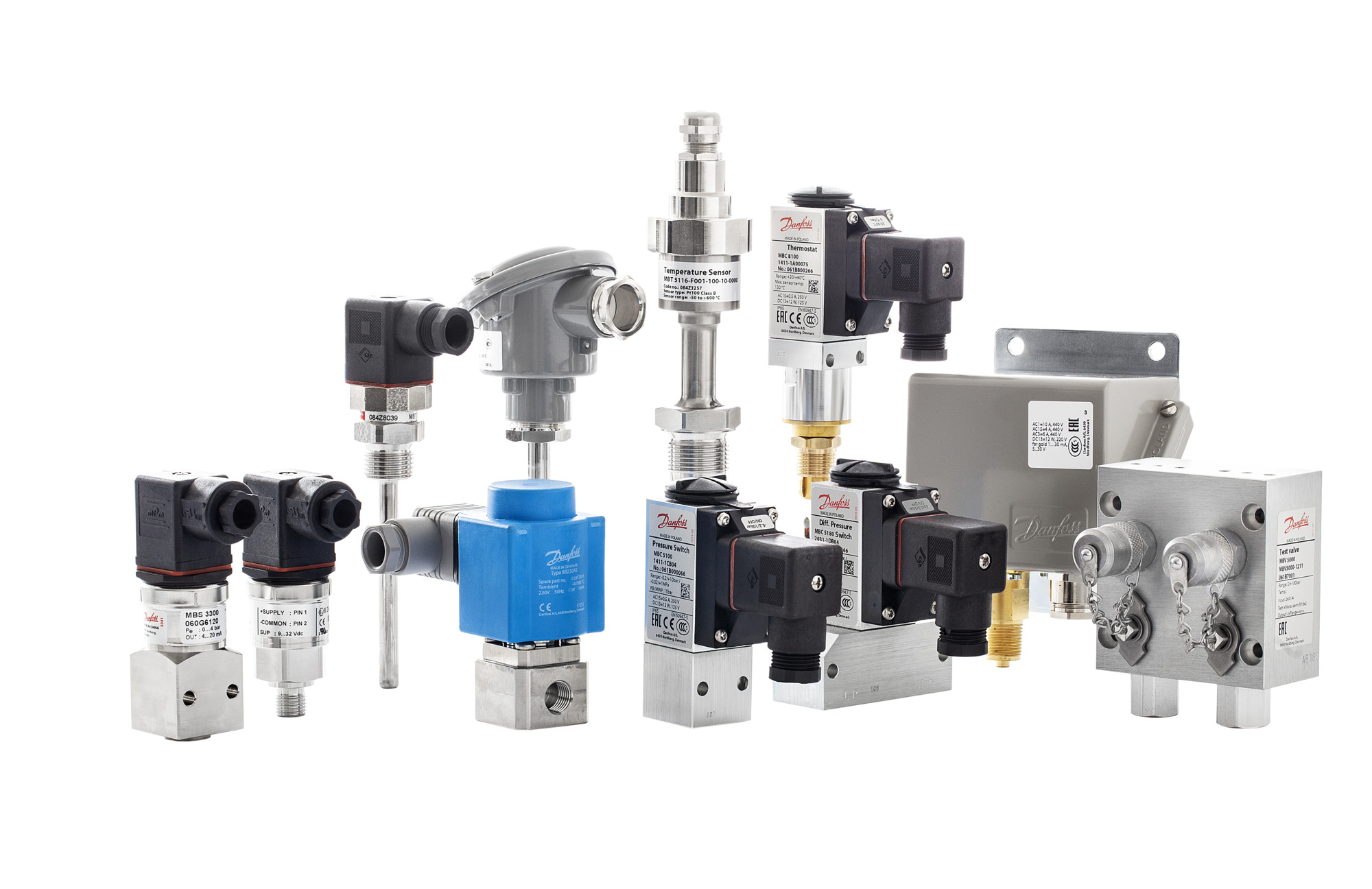 Danfoss MBS 3300 — преобразователи (датчики) давления для судостроения MBS 3300 Преобразователь давления 060G1468  - Вид №37