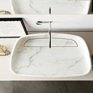 INK023 Накладная раковина на столешницу  овальная Neutra Design