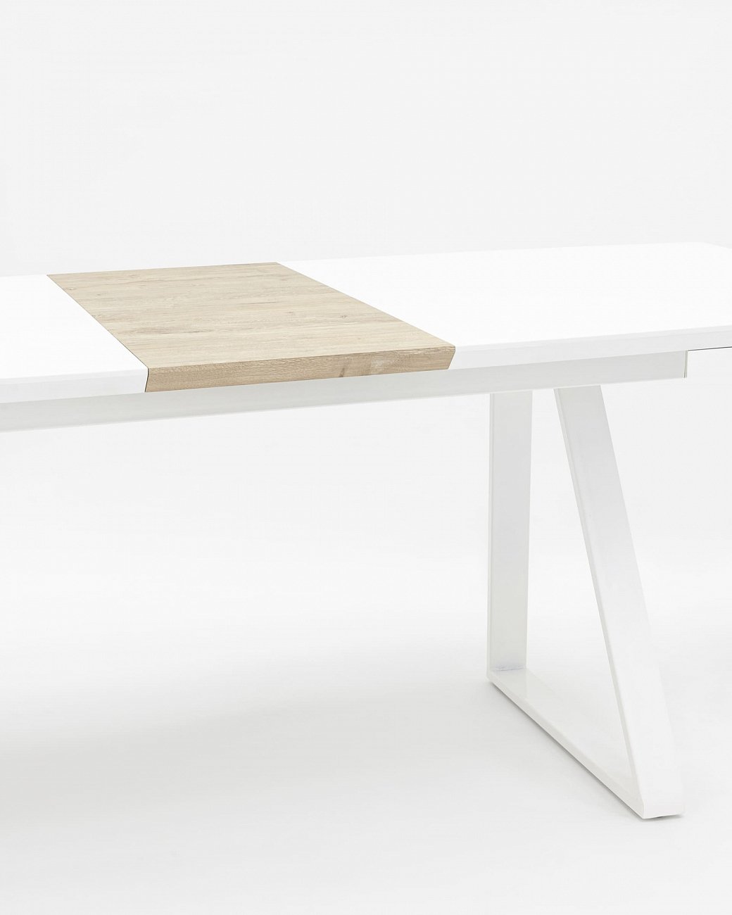 Обеденный стол раздвижной белый 160-200 см "Детройт" STOOL GROUP  00-3946084 Белый  - Вид №5