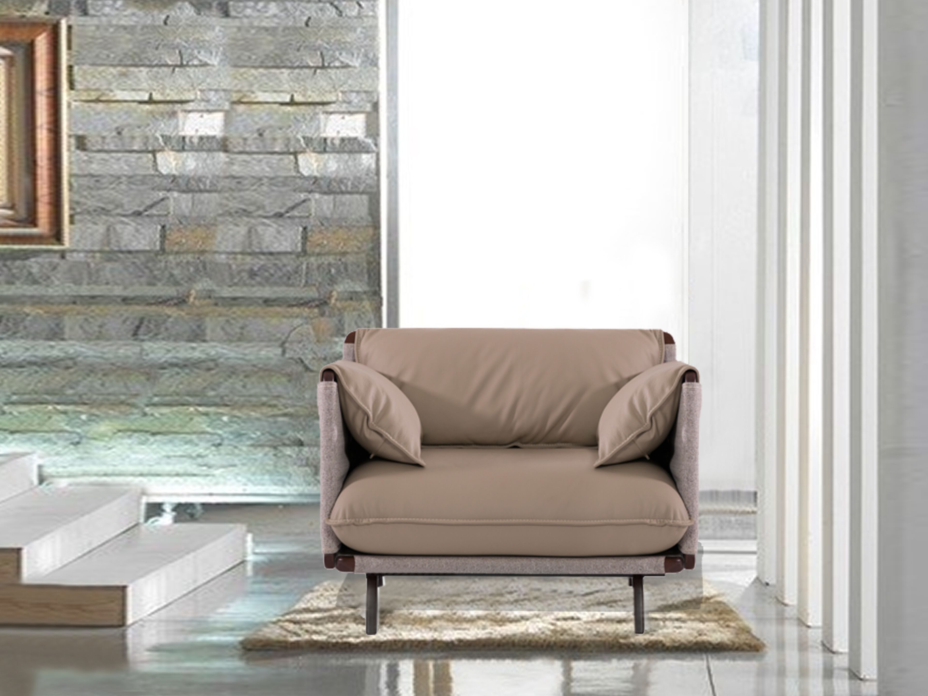 Кожаное кресло с подлокотниками ABLE Осло ARCH-00144666 - Вид №4