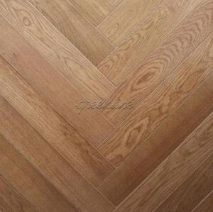 Паркет Ёлка GreenLine Палермо Дуб Натур (Гладкая) 500х125 мм.