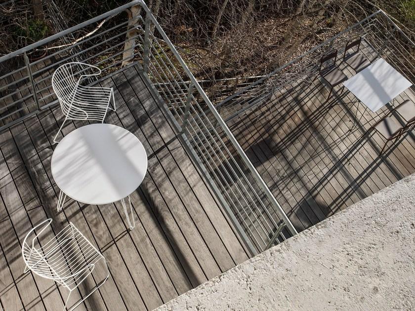 iSimar Стул с подлокотниками, штабелируемый на стальных салазках Bolonia 7207 - Вид №6