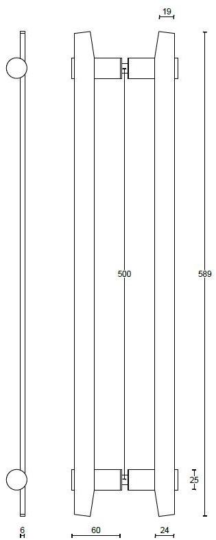 Formani Ручка из нержавеющей стали Tense Bb500 - Вид №5