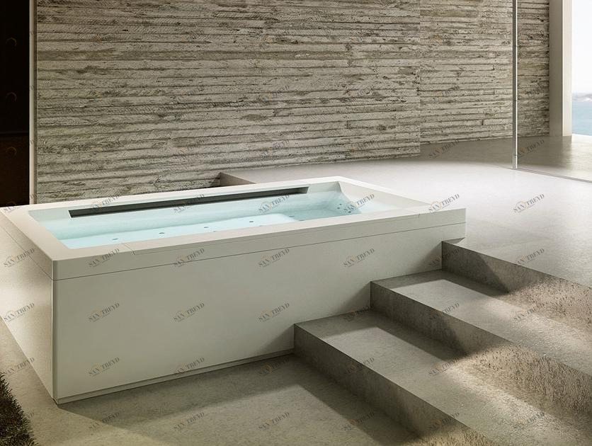 Relax Design Прямоугольный мини-бассейн из композитного материала с гидромассажем sun-id-1449845